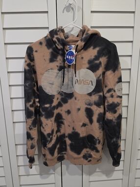 NWT - NASA Tie-Dye Hoodie Earthtone Sz. M